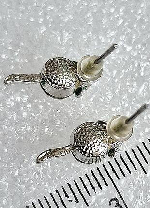 Сережки "мишинятя" цвяшки "мишки"  миша 2
