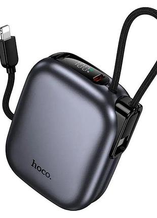 Power bank hoco q49 peak 10000 mah 20 w сірий