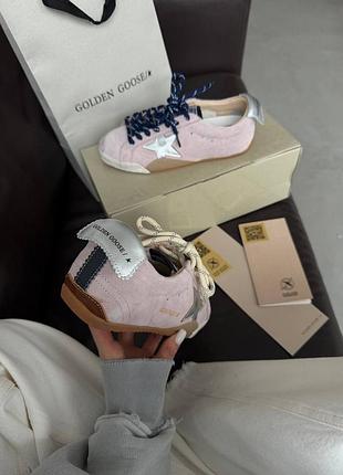 Кеди golden goose true star pink white 2