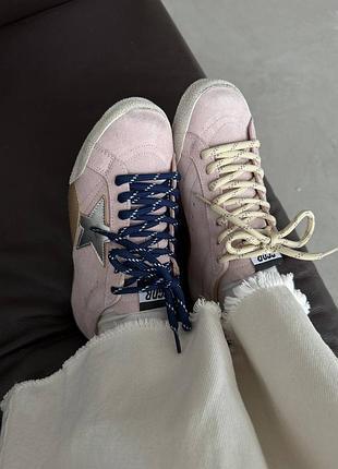 Кеди golden goose true star pink white 9