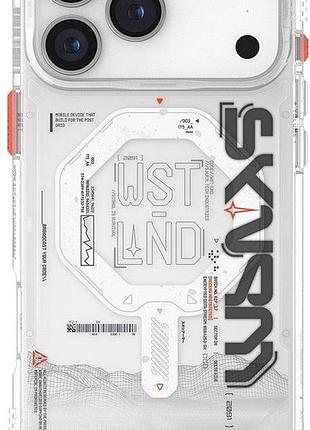Чохол-накладка skinarma sonix (mag-charge) для iphone 17 pro max прозорий