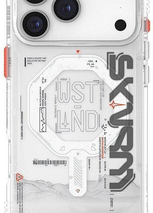 Чохол-накладка skinarma sonix (mag-charge) для iphone 17 pro прозорий