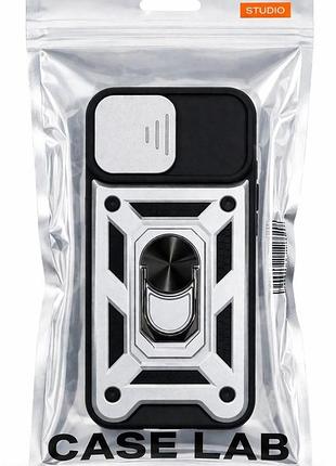 Чохол-накладка armor case захист камери для iphone xr сріблястий 2