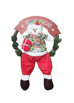 Фигурка-подвеска новогодняя snowman 36*52см m17270 тм stenson
