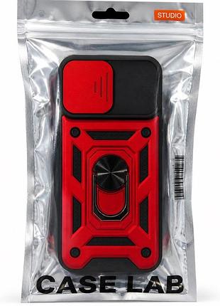 Чохол-накладка armor case захист камери для iphone 13 pro max червоний 2
