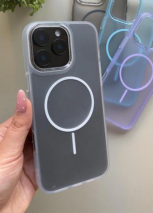 Чохол-накладка case lab new color для iphone 15 pro прозорий