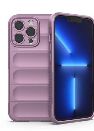 Чохол-накладка cosmic magic shield для apple iphone 13 pro лавандовий
