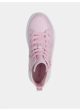 🎀 высокие розовые кеды для девочки | skechers hyperlift 4