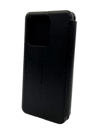 Чохол-книжка book premium leather premium для xiaomi redmi note 14 4g (europe version) чорний