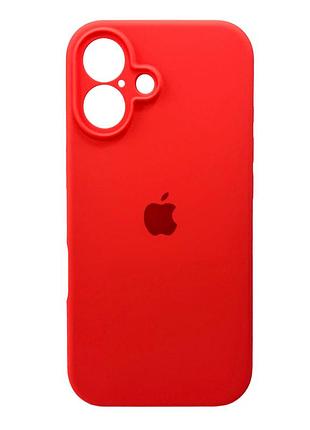 Чохол-накладка silicone full aa camera protect для apple iphone 16 peach помаранчевий