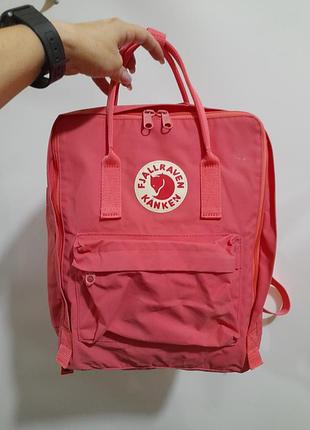 Ярко-розовый рюкзак fjallraven kanken classic (оригинал, арт. 23510)