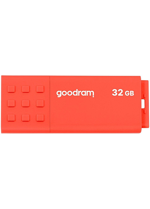 Накопичувач goodram ume3 32gb usb 3.2 gen 1 (ume3-0320o0r11) помаранчевий