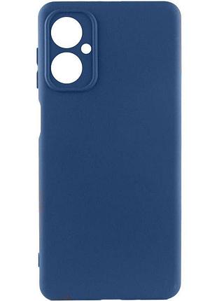 Чохол-накладка bizon android захист камери для motorola g14 темно-синій