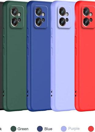 Чохол-накладка bizon android захист камери для motorola g14 темно-синій 2