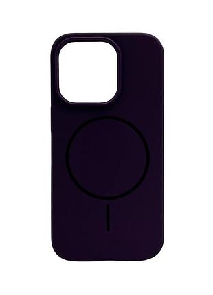 Чохол-накладка cosmic silicone magnetic для apple iphone 13 pro max фіолетовий