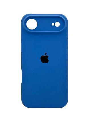 Чохол-накладка silicone full aa camera protect для apple iphone 17 air синій