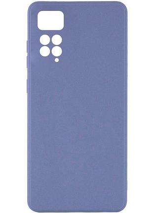Чохол-накладка bizon android захист камери для xiaomi redmi note 11 pro 4g синій