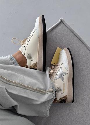 Кеди golden goose | ggdb ballstar golden cream premium