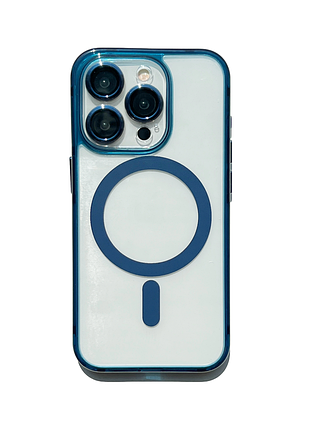 Чохол-накладка case lab stylish для iphone 15 pro синій
