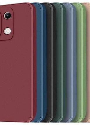 Чохол-накладка bizon android захист камери для xiaomi redmi note 13 pro 4g темно-зелений 2