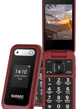 Мобільний телефон sigma mobile x-style 281 clik червоний