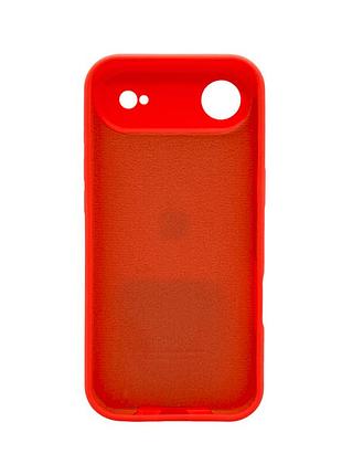 Чохол-накладка silicone full aa camera protect для apple iphone 17 air peach помаранчевий 3