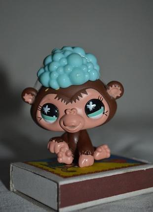 Пет шопы pet shop игрушки зоомагазин littlest pet shop lps обезьянка мавпенья оригинал