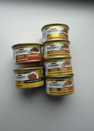 Корм для котів purina gourmet gold (гурме голд) консерви 6 шт.
