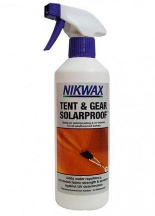 Водоотталкивающий спрей nikwax tent and gear solarproof 500 мл