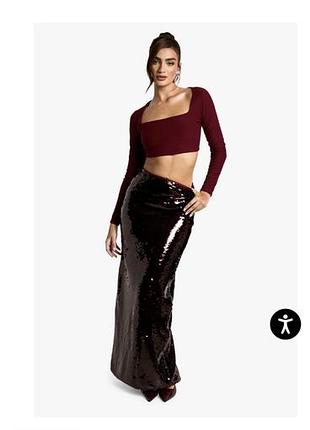 Спідниця з паєтками boohoo