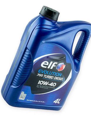 Олива моторна elf 10w-40 evol 700 turbo diesel 4л