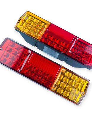 Ліхтар камаз, газ 53 задній led 24v (к-кт 2 шт) dk