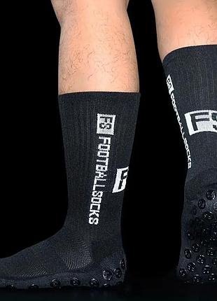 Футбольні тренувальні шкарпетки footballsocks чорні, розмір 39-44