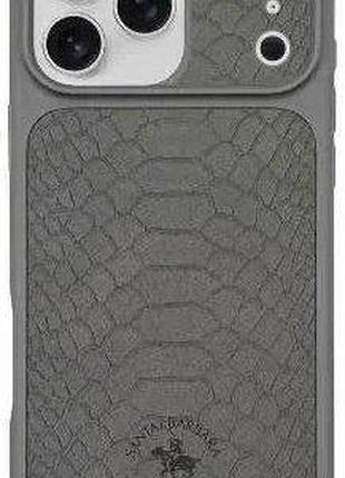 Чохол-накладка santa barbara polo & racquet club knight (sb-ip17spknt-p6.3tgry) для iphone 17 pro titanium сірий