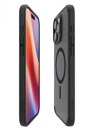 Чохол-накладка spigen skin для iphone 16 pro чорний