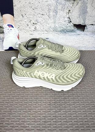 Hoka gaviota 5 кроссовки 44 размер беговые хаки