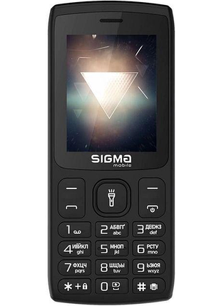 Мобільний телефон sigma mobile x-style 34 nrg type-c чорний
