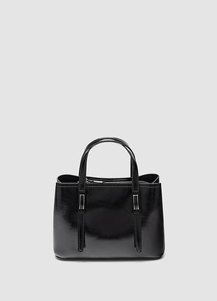 🤍 sablier bag black/silver 19.5 х 14 х 9 см