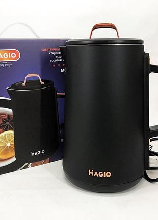 Електричний чайник із сучасним зовнішнім виглядом magio, надійний хороший електричний чайник ec-45