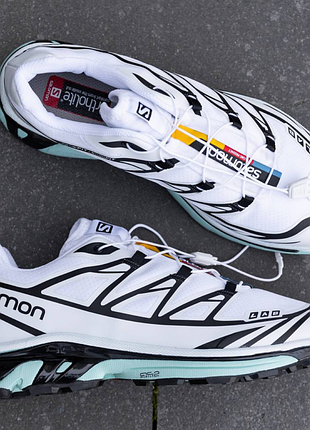 Кроссовки salomon s lab xt-6 черно-белые повседневные легкие кроссы саломон спортивная обувь на весну лето
