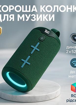 Хороша bluetooth колонка tg619c, bluetooth колонка з динамічним підсвічуванням гучна zj-15
