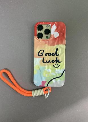 Чохол-накладка case lab good luck для iphone 11 помаранчевий