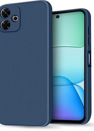 Чохол-накладка bizon android захист камери для xiaomi redmi 13 темно-синій