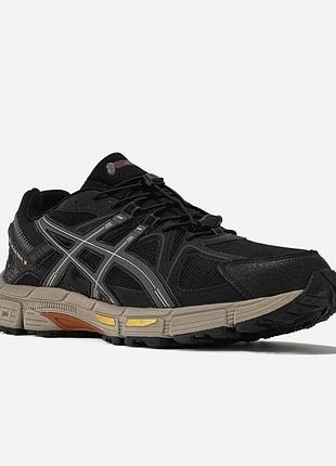 Термо кросівки asics gel-kahana 8 termo black/beige великі розміри