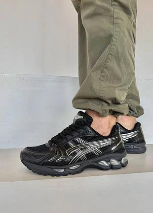 Asics gel-kayano 14 black/silver 6