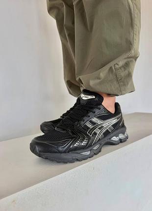 Asics gel-kayano 14 black/silver 8