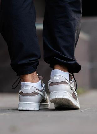 Термо кроссовки nike dunk low gore-tex light bone 4