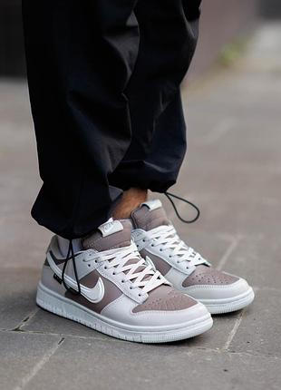 Термо кроссовки nike dunk low gore-tex light bone 5
