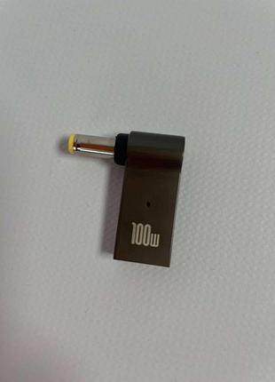 Адаптер для зарядки ноутбука usb type-c на dc - 4.0*1.7 мм 4
