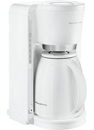 Б/у кофеварка капельная rowenta ct380110 adagio 850w 1.25 л на 12 чашек, фильтрационная кофемашина с каплеуловителем